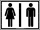 Hinweisschild WC Toilette