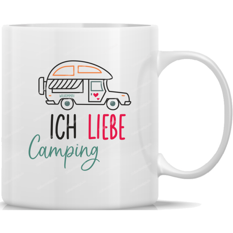 Camping Mug I Love Camping Coffee Cup