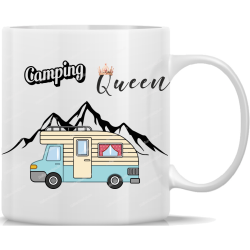 Tasse Kaffeebecher Camping Queen