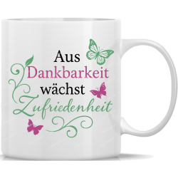 Mug Gratitude Grows Contentment