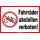 Verbotsschild Fahrräder abstellen verboten! 2