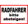 Radfahrer bitte absteigen!