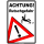 Warnschild Achtung! Rutschgefahr