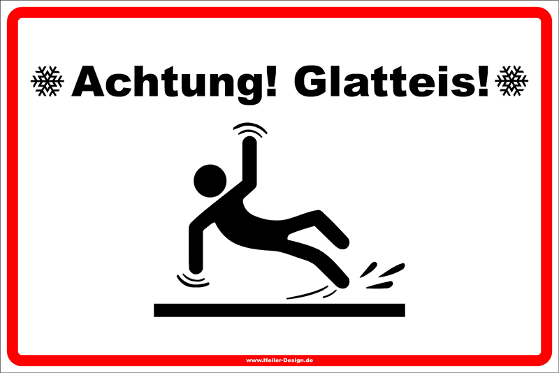 Warning Sign Caution Ice!