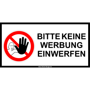 Bitte keine Werbung einwerfen 2