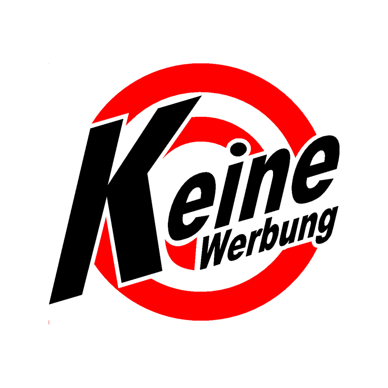 Prohibition sign No advertising