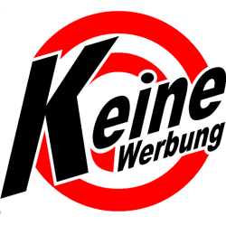 Verbotsschild Keine Werbung