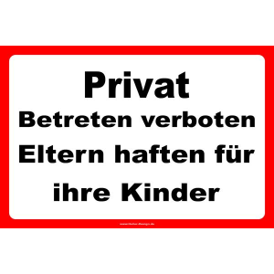 Privat Eltern haften für ihre Kinder