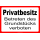 Verbotsschild Privatbesitz – Betreten des Grundstücks verboten