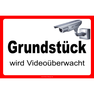 Grundstück wird Videoüberwacht