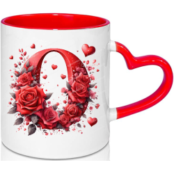 Liebestasse A-Z Buchstabentasse Valentinstag...