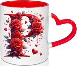 Love Mug Alphabet Letter Mug Valentine’s Day...