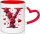 Liebestasse A-Z Buchstabentasse Valentinstag Personalisiert Geschenkidee Y Ja mit Text Vorname/Initialien