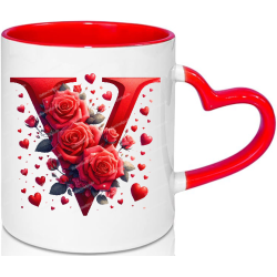 Liebestasse A-Z Buchstabentasse Valentinstag...