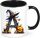 Halloween Mug Alphabet Letter Mug Spooky Personalized Gift Idea A Yes with Text First Name Initials