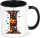 Halloween Mug Alphabet Letter Mug Spooky Personalized Gift Idea I No Not Desired