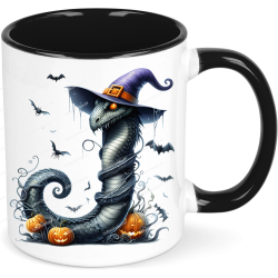 Halloweentasse A-Z Buchstabentasse Gruselig...