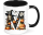 Halloween Mug Alphabet Letter Mug Spooky Personalized Gift Idea M No Not Desired
