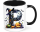 Halloween Mug Alphabet Letter Mug Spooky Personalized Gift Idea P Yes with Text First Name Initials
