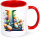 Easter Mug Alphabet Letters A to Z Coffee Mug Gift Idea L Yes with Text First Name Initials