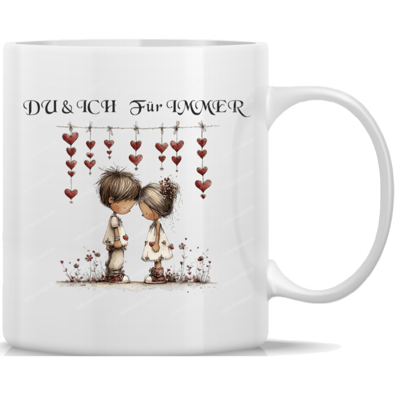 Coffee Mug Love Valentine You And Me Forever