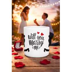 Tasse Kaffeebecher Heiraten Hochzeit Wedding Will you...