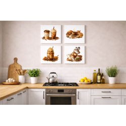 Kaffee Tasse Motiv für Küche & Essbereich...