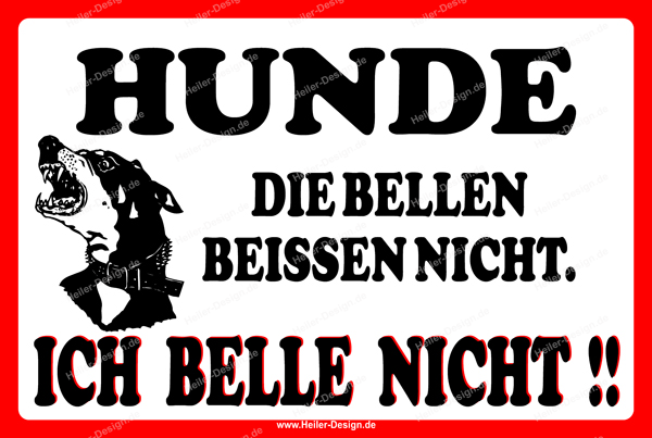 Hunde Die Bellen Beißen Nicht Bedeutung