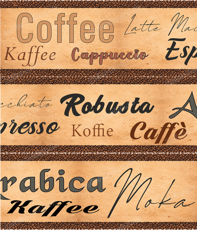 Wall Border Kitchen Coffee Coffee Beans Cozy Coffee Decor Dining Area