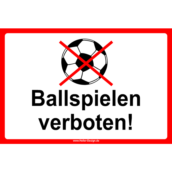 Schilder Verbotsschilder Schild Sport - Allerlei Drucksachen, 3,99 €