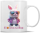 Mug Coffee Cup Egg Love Coffee Cool Easter Bunny with Glasses Personalized