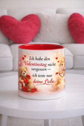 Tasse Kaffeebecher Ich habe den Valentinstag nicht...