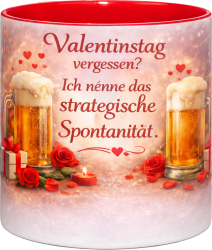 Tasse Kaffeebecher Valentinstag vergessen Ich nenne das...