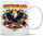 Mug Germany Pride and Freedom Eagle with Flames and Black Red Gold Flag Powerful Statement Design with Germany Lettering