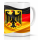Mug Germany Flag with Federal Eagle Coat of Arms on Waving Black Red Gold Banner Classic Patriotic Design
