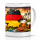 Tasse Deutschland Panorama mit Flagge Wahrzeichen Bier Bratwurst Schwarz Rot Gold