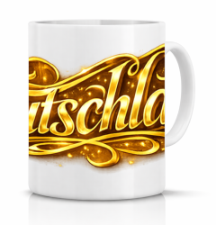 Mug Germany Golden 3D Lettering with Sparkling Shine...