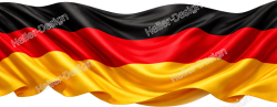 Mug Germany Flag Black Red Gold 3D Wave Fabric Panorama...