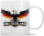 Mug German Eagle with Gradient Wings and Germany Lettering Black Red Gold