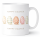 Mug Happy Easter pastel watercolor eggs spring design coffee cup