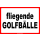 fliegende Golfbälle