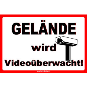 Gelände wird Videoüberwacht