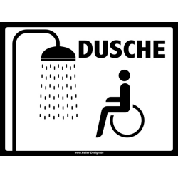 Dusche für Rollstuhlfahrer