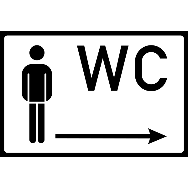 Schilder Verbotsschilder Schild Clo Klo Toiletten WC ...