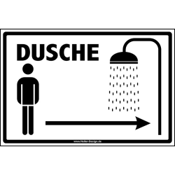 Dusche Herren Pfeil nach rechts