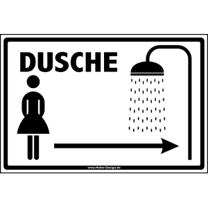 Dusche Damen Pfeil nach rechts