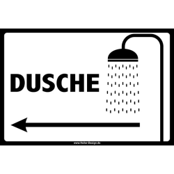 Dusche Pfeil nach links