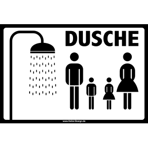 Dusche für die Familie