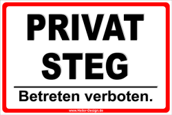 Prohibition Sign Private Pier No Trespassing. 150 mm x...