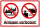 Prohibition sign Mooring prohibited - 3